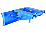 Sneplov. Plovflade: 1500x600mm. Blå - 0,9 m2