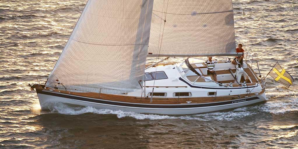 Hallberg-Rassy 372 at the Annapolis Spring Show in Maryland, USA