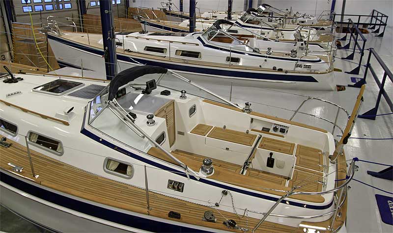 The Hallberg-Rassy Showroom is now open for the season