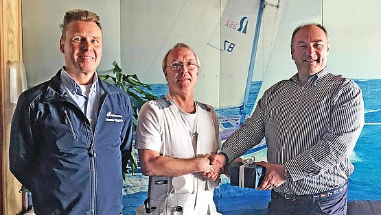 Golden watch for 25 years at Hallberg-Rassy