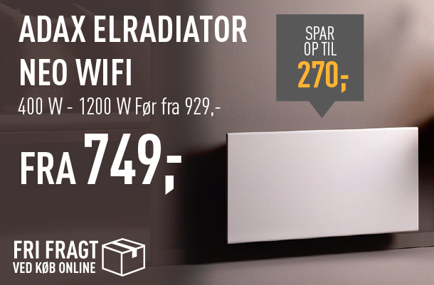 KØB ADAX NEO MED WIFI STYRING HER