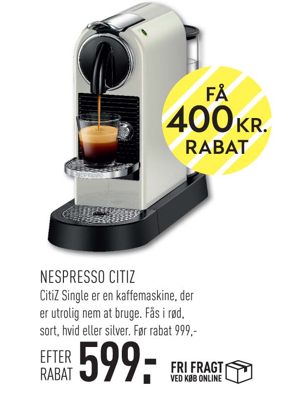 KØB NESPRESSO CITIZ ONLINE HER