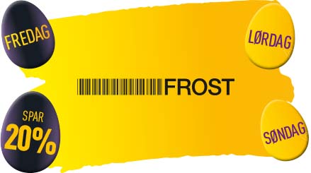 Se alle Frost tilbuddene her