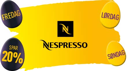 Se alle Nespresso tilbuddene her