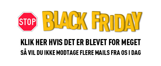 Afmeld Black Friday nyhedsmails