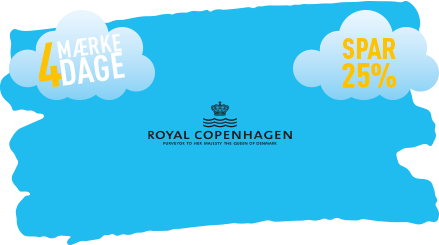 Se alle Royal Copenhagen tilbuddene her