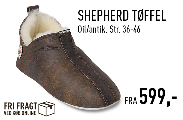 KØB DE VARME TØFLER FRA SHEPHERD HER